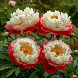 Пион Коралловый Каскад купить по цене от 490р. в интернет-магазине «Посадика» с доставкой почтой в в Высоцке и по всей России – [изображение №1].