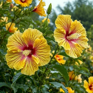 Гибискус Свит Соната купить по цене от 249р. в интернет-магазине «Посадика» с доставкой почтой в в Высоцке и по всей России – [изображение №1].