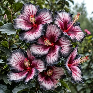 Гибискус садовый Самер Бридж купить по цене от 306р. в интернет-магазине «Посадика» с доставкой почтой в в Высоцке и по всей России – [изображение №1].